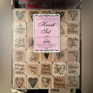 DOTS Heart Stamp Set- 30 stamps